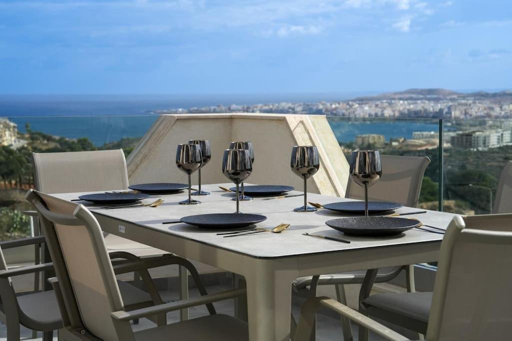 Lux Sea&Country Views With Pool Appartement Mellieħa Buitenkant foto
