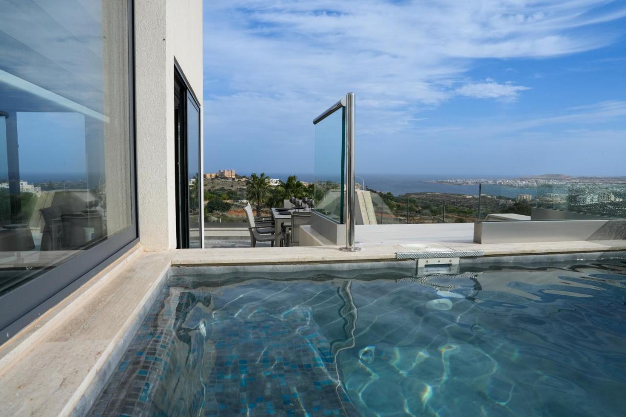Lux Sea&Country Views With Pool Appartement Mellieħa Buitenkant foto