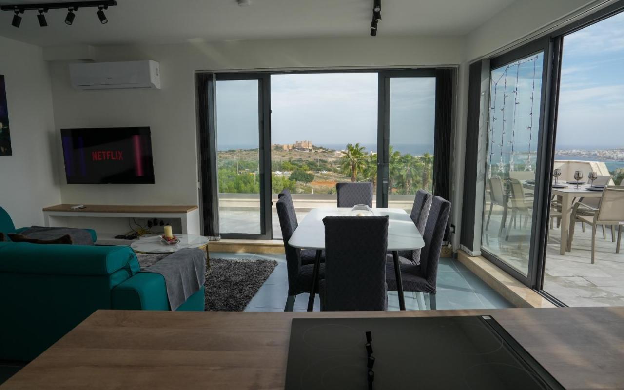 Lux Sea&Country Views With Pool Appartement Mellieħa Buitenkant foto